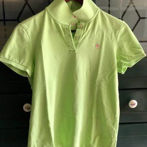 Lilly Pulitzer Lime Green Polo "Resort Fit" Golf Shirt